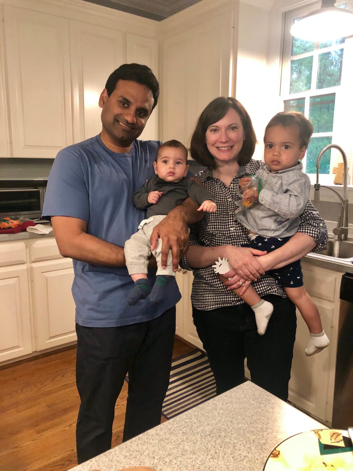 picture of john Samuel with his family